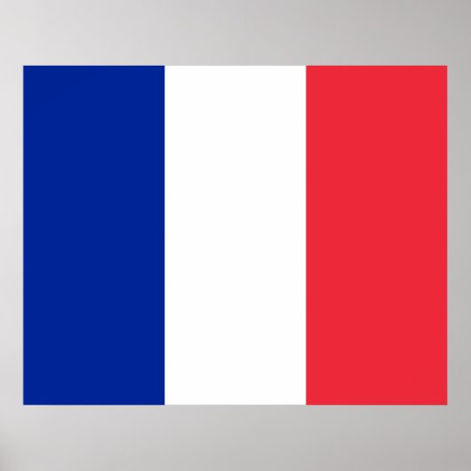 Poster Drapeau français (France) (Devant)