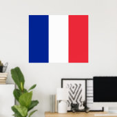 Poster Drapeau français (France) (Bureau à domicile)