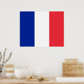 Poster Drapeau français (France) (Cuisine)