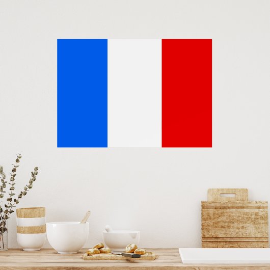 Poster Drapeau France (Cuisine)