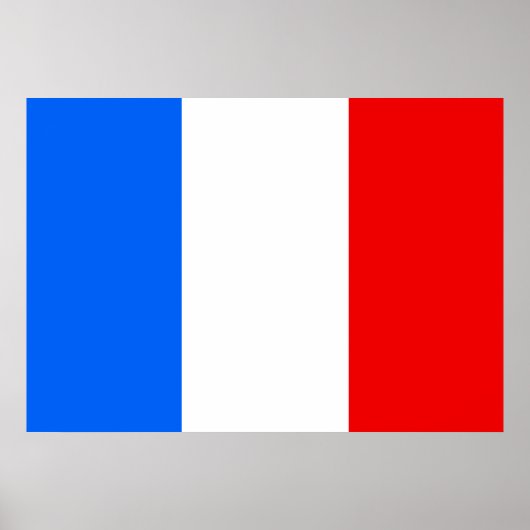 Poster Drapeau France (Devant)