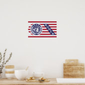 Poster Drapeau Galaxy U.N.E (Cuisine)
