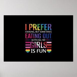 Poster Drapeau gay de la fierté bisexuelle LGBTQ