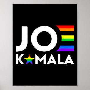 Poster Drapeau Gay pride Kamala Biden Harris 2020 Lgbt De