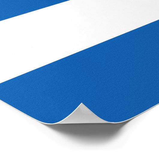 Poster Drapeau Grèce (Coin)