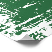 Poster Drapeau Grunge Ghana (Coin)