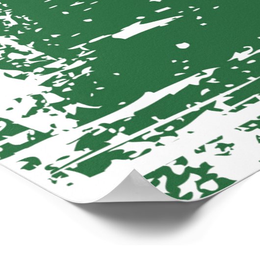 Poster Drapeau Grunge Ghana (Coin)