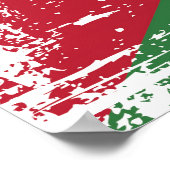 Poster Drapeau Grunge Jordan (Coin)