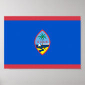 Poster Drapeau Guam (Devant)