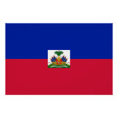 Poster Drapeau Haïti (Devant)