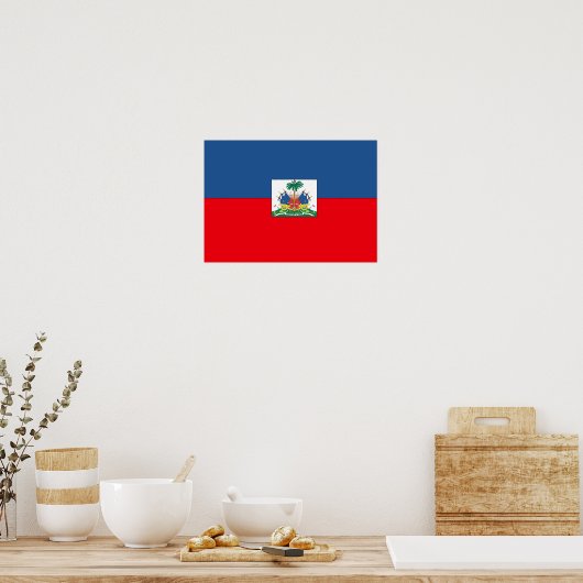 Poster Drapeau haïtien (Cuisine)