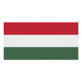 Poster Drapeau Hongrie (Devant)