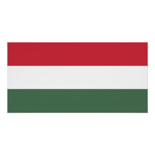 Poster Drapeau Hongrie