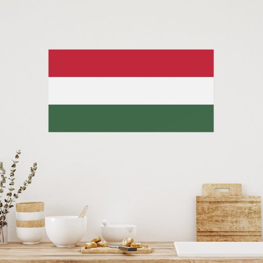 Poster Drapeau hongrois (Cuisine)