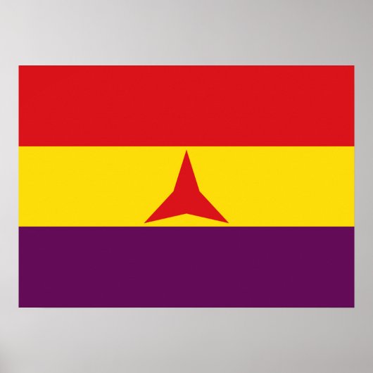 Poster Drapeau international des brigades (Guerre civile (Devant)