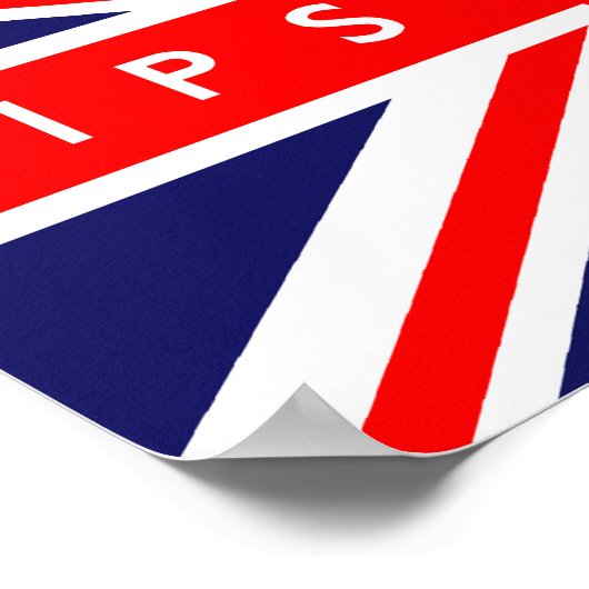 Poster Drapeau Ipswich UK (Coin)