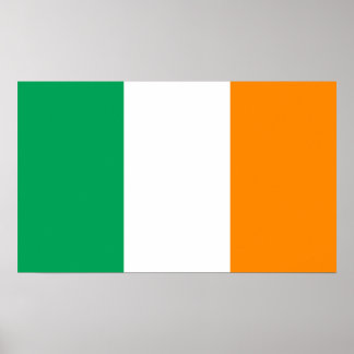 Poster drapeau irlandais