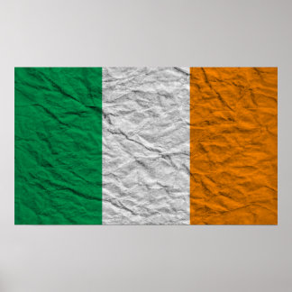 Poster drapeau irlandais