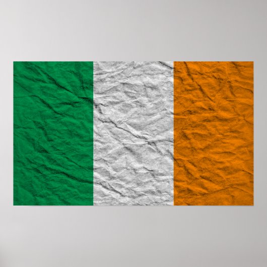 Poster drapeau irlandais (Devant)
