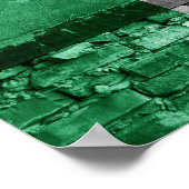 Poster Drapeau irlandais (Coin)