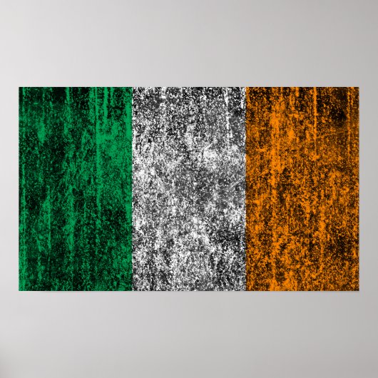 Poster drapeau irlandais (Devant)