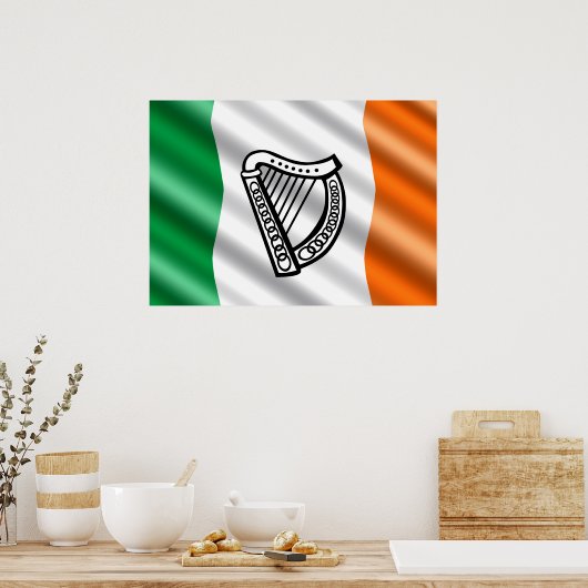 Poster Drapeau irlandais (Cuisine)