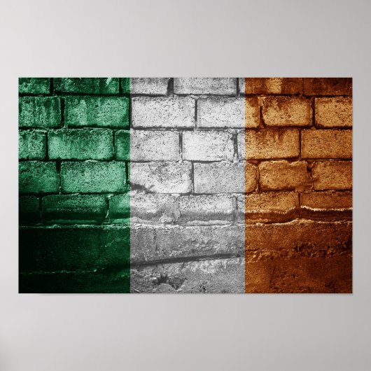 Poster Drapeau irlandais (Devant)