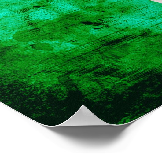 Poster Drapeau irlandais (Coin)