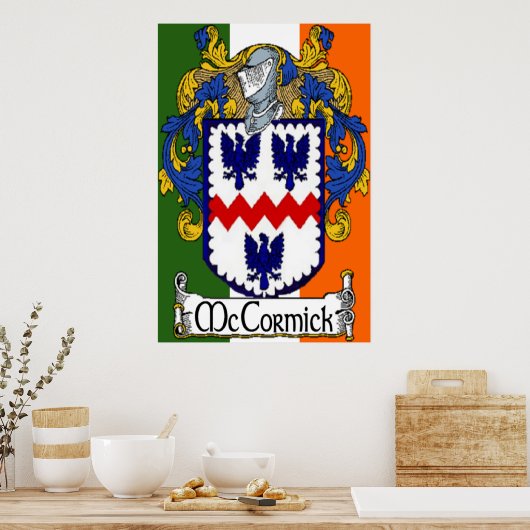 Poster Drapeau irlandais McCormick (Cuisine)