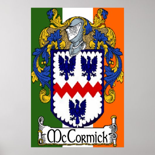 Poster Drapeau irlandais McCormick (Devant)
