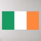 Poster Drapeau irlandais (République d'Irlande) (ROI) (Ei (Devant)
