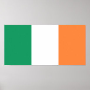 Poster Drapeau irlandais (République d'Irlande) (ROI) (Ei