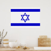 Poster Drapeau Israël (Cuisine)