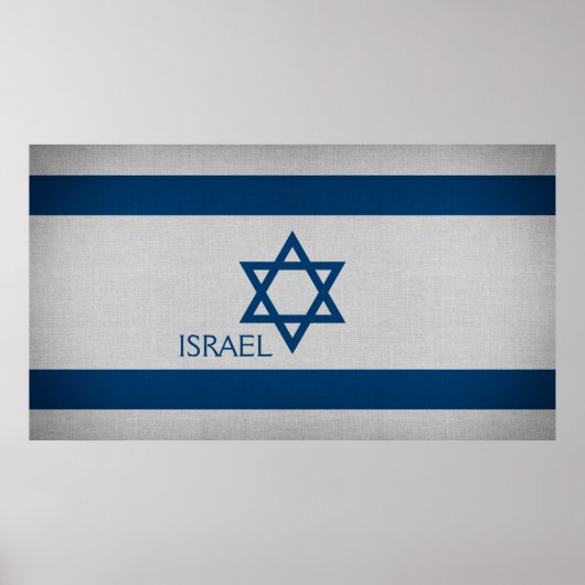 Poster Drapeau Israël (Devant)