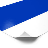 Poster Drapeau israélien brillant (Coin)