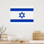 Poster Drapeau israélien (Israël) (Cuisine)