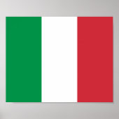 Poster Drapeau Italie (Devant)