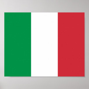 Poster Drapeau Italie