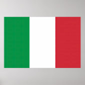 Poster Drapeau Italie Tricolore (Devant)