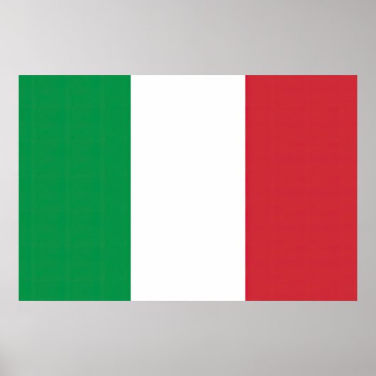 Poster Drapeau Italie Tricolore (Devant)