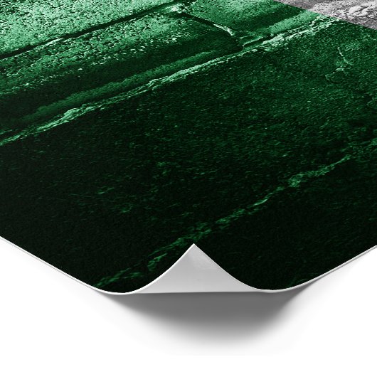 Poster Drapeau italien (Coin)