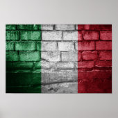 Poster Drapeau italien (Devant)