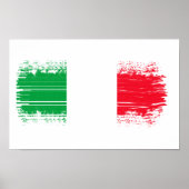 Poster Drapeau italien (Devant)