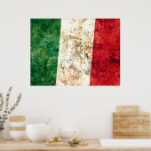 Poster Drapeau italien (Cuisine)