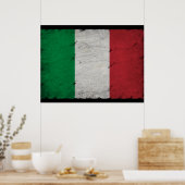 Poster drapeau italien (Cuisine)