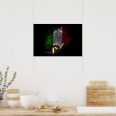 Poster Drapeau italien (Cuisine)