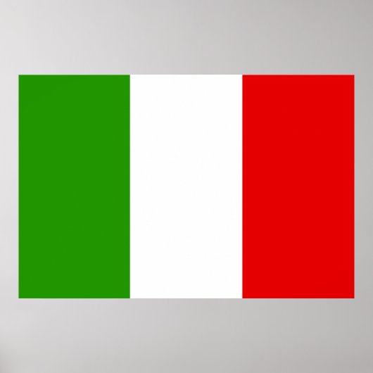 Poster Drapeau italien (Devant)