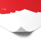 Poster Drapeau italien Italie (Coin)