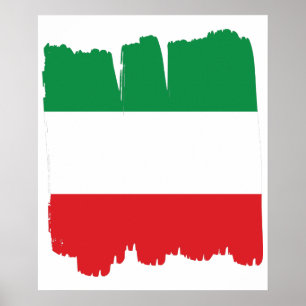 Poster Drapeau italien Italie