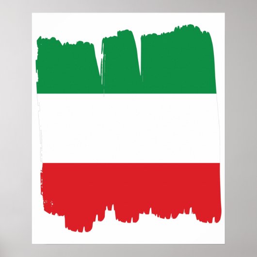 Poster Drapeau italien Italie (Devant)